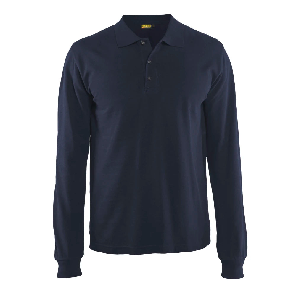 Blaklader 3388 1050 Poloshirt Lange Mouwen Donker Marineblauw