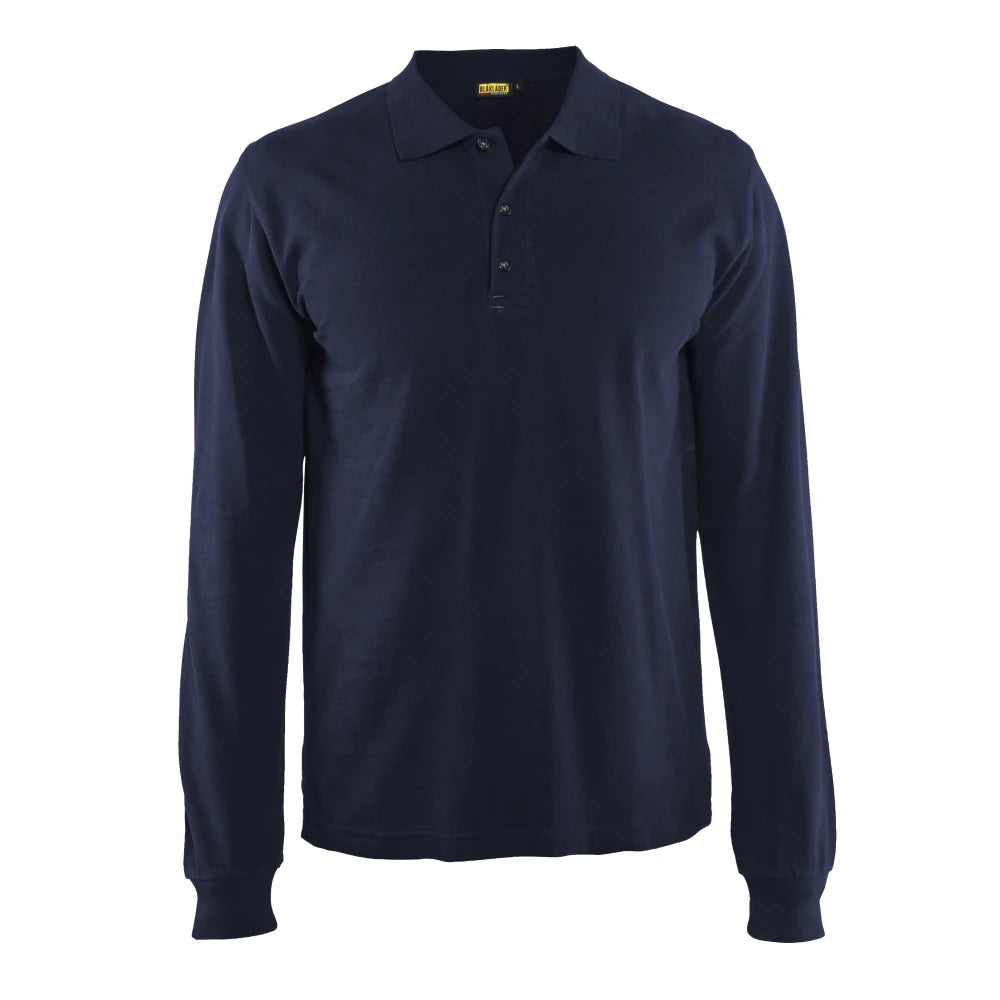 Blaklader 3388 1050 Poloshirt Lange Mouwen Marineblauw