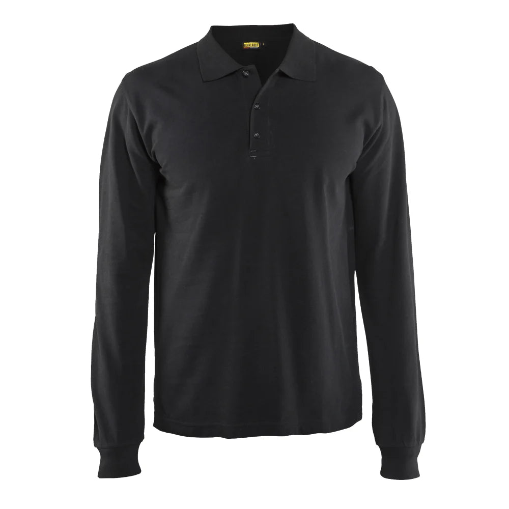 Blaklader 3388 1050 Poloshirt Lange Mouwen Zwart