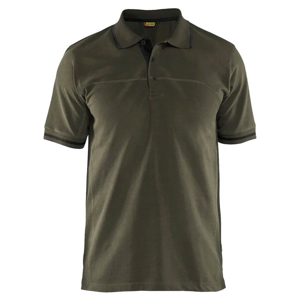 Blaklader 3389 1050 Poloshirt Groen Zwart