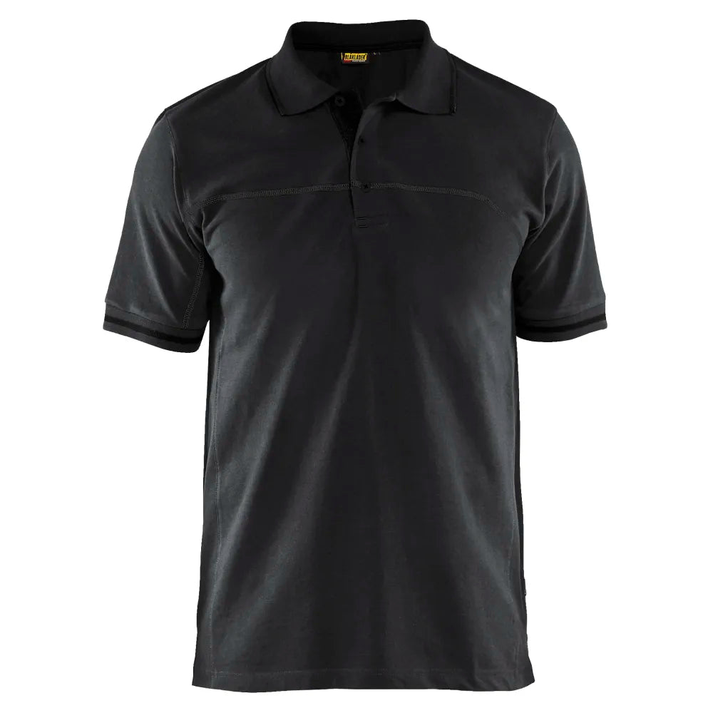 Blaklader 3389 1050 Poloshirt Zwart Donkergrijs