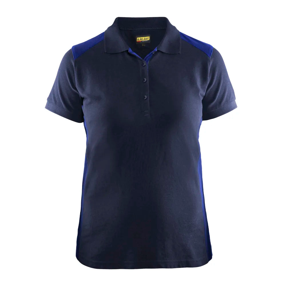 Blaklader 3390 1050 Dames Poloshirt Marineblauw Korenblauw