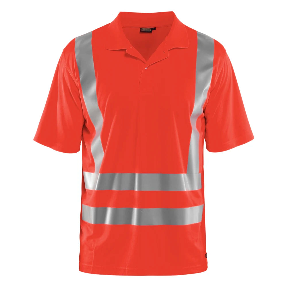 Blaklader 3391 1011 Uv-Poloshirt High Vis High Vis Rood