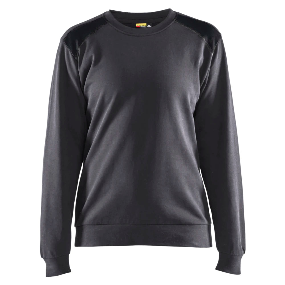 Blaklader 3408 1158 Dames Sweatshirt Bi-Colour Medium Grijs Zwart