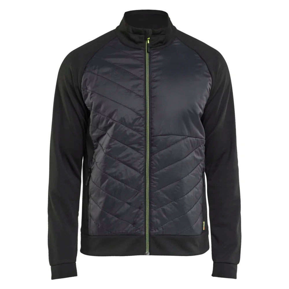 Blaklader 3418 2526 Hybride Sweatshirt Zwart High Vis Geel