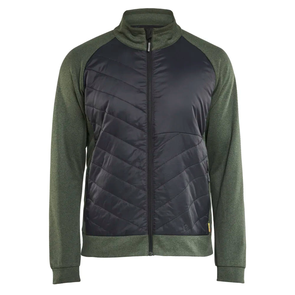 Blaklader 3418 2533 Hybride Sweatshirt Herfstgroen Zwart