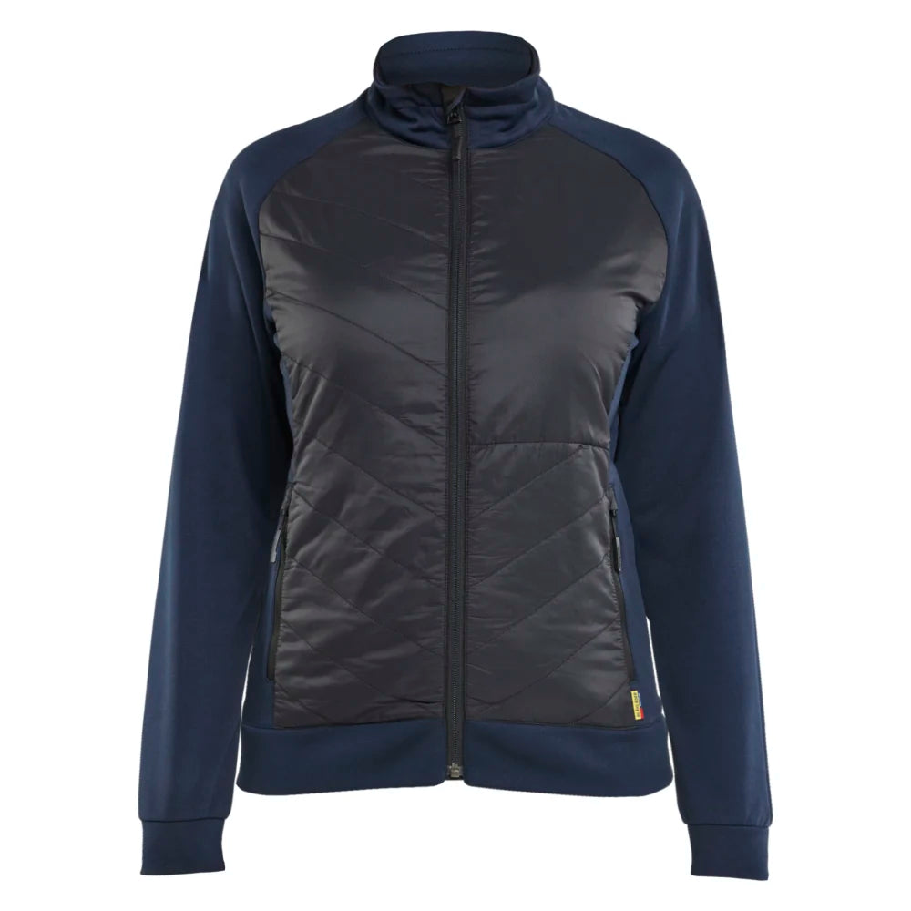Blaklader 3419 2526 Dames Hybride Sweatshirt Donker Marineblauw Zwart