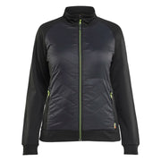 Blaklader 3419 2526 Dames Hybride Sweatshirt Zwart High Vis Geel