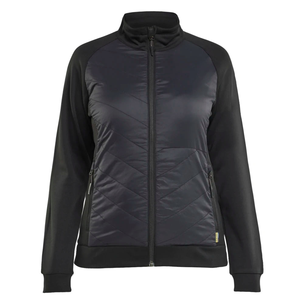 Blaklader 3419 2526 Dames Hybride Sweatshirt Zwart Donkergrijs