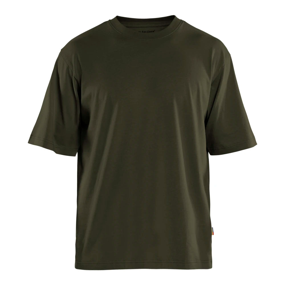 Blaklader 3429 1030 T-Shirt Losse Pasvorm Donker Herfstgroen