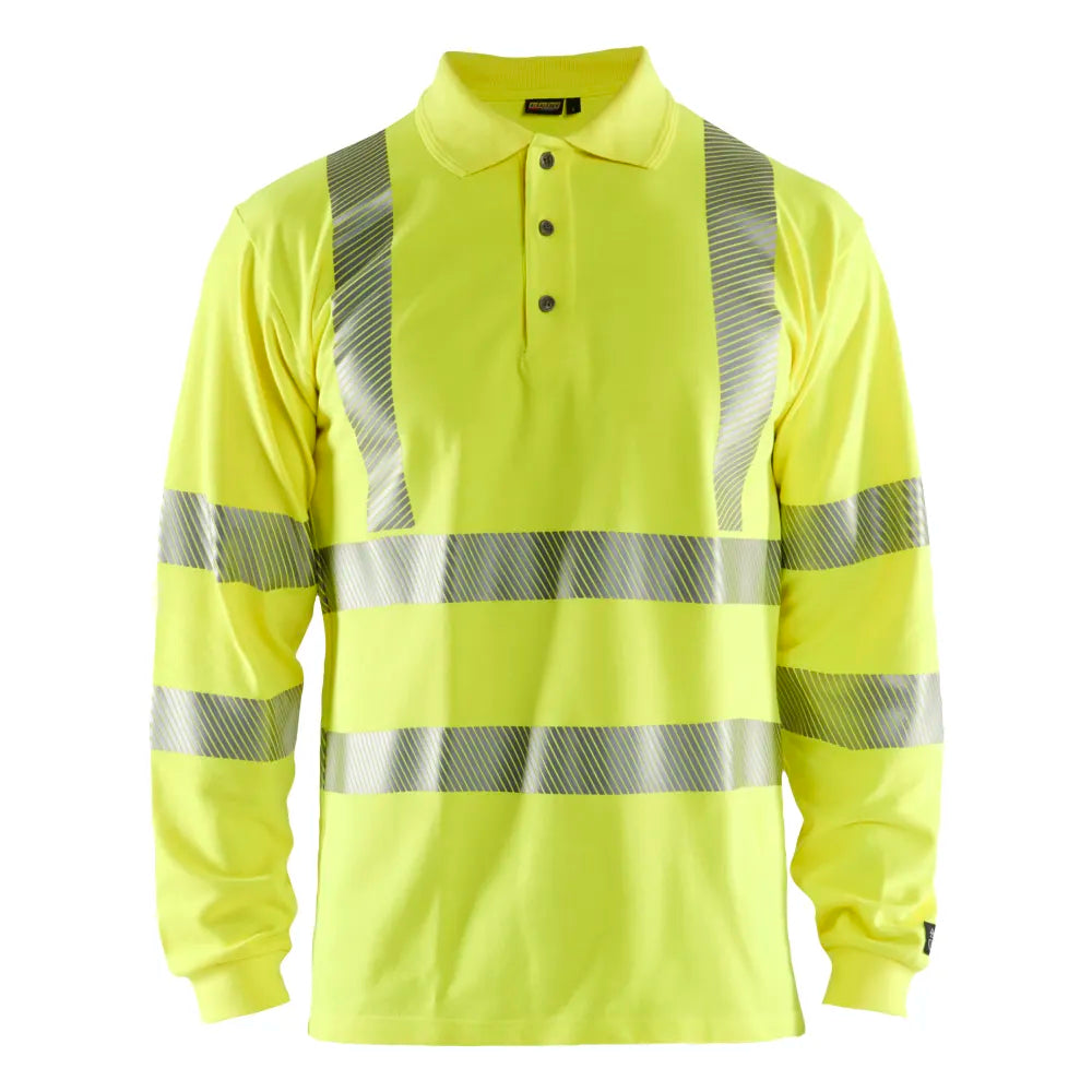 Blaklader 3439 1741 Multinorm Piqué Polo Lange Mouwen High Vis Geel