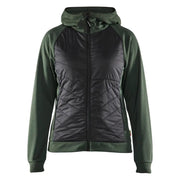 Blaklader 3464 2533 Dames Hybride Sweater Herfstgroen Zwart