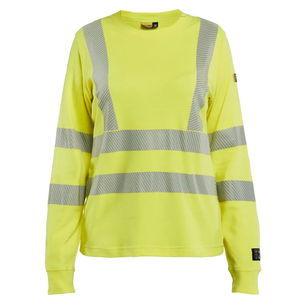 Blaklader 3469 1761 Dames Multinorm T-Shirt Lange Mouwen High Vis Geel