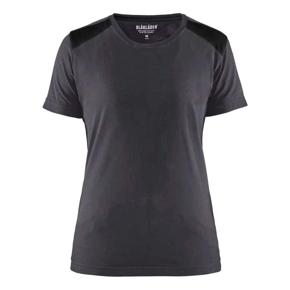 Blaklader 3479 1042 Dames T-Shirt Bi-Colour Medium Grijs Zwart