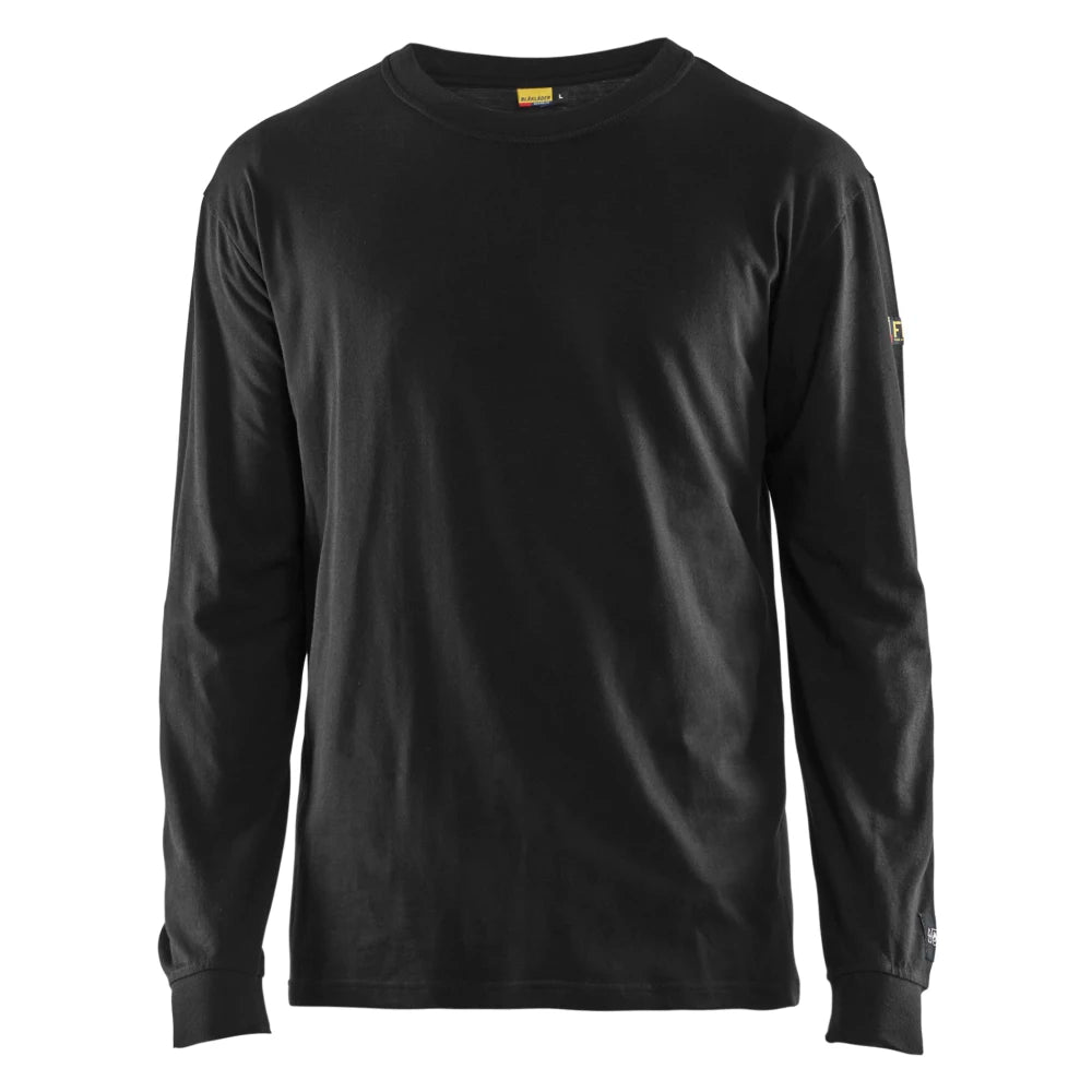 Blaklader 3483 1737 Vlamvertragend T-Shirt Lange Mouwen Zwart