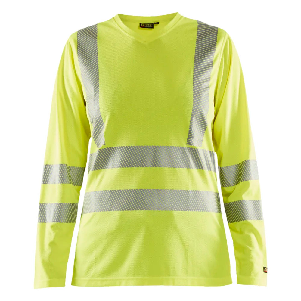 Blaklader 3485 1013 Dames Uv-T-Shirt Lange Mouwen High Vis High Vis Geel