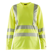 Blaklader 3485 1013 Dames Uv-T-Shirt Lange Mouwen High Vis High Vis Geel
