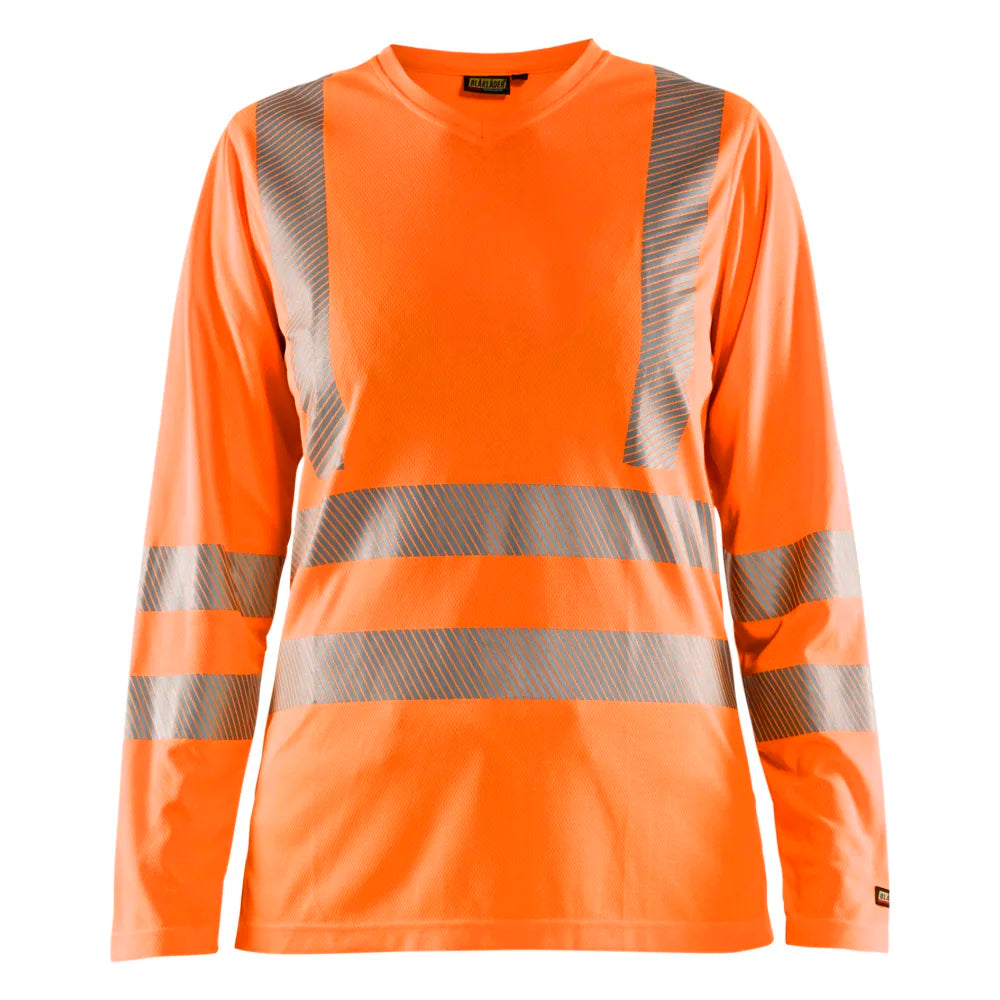 Blaklader 3485 1013 Dames Uv-T-Shirt Lange Mouwen High Vis High Vis Oranje