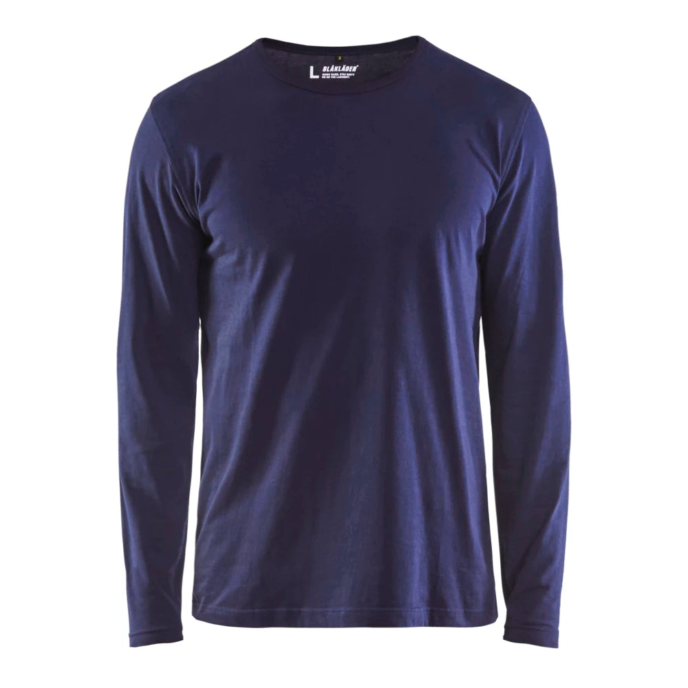 Blaklader 3500 1042 T-Shirt Lange Mouwen Marineblauw