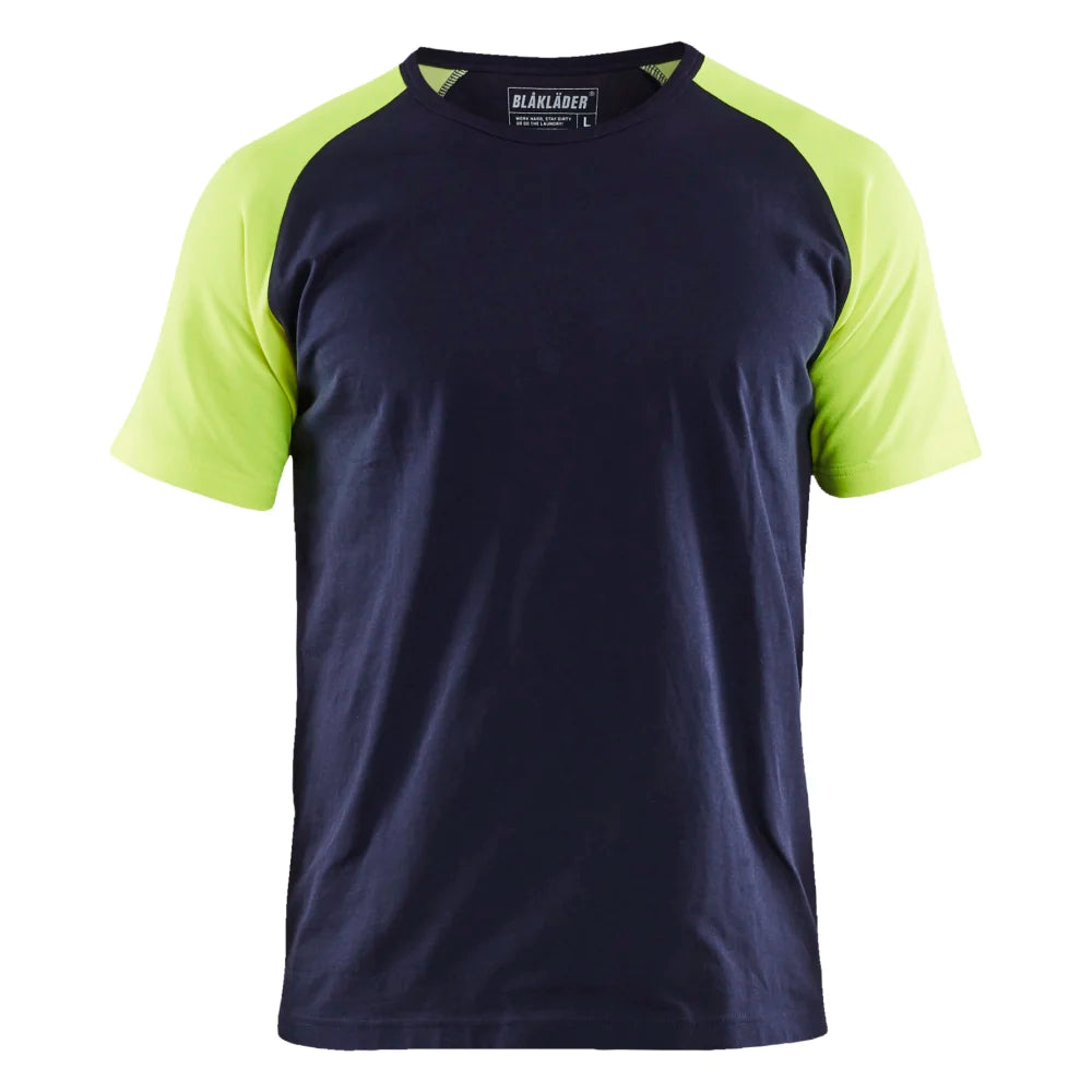 Blaklader 3515 1030 T-Shirt Visible Marine High Vis Geel
