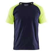 Blaklader 3515 1030 T-Shirt Visible Marine High Vis Geel