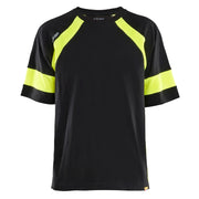 Blaklader 3523 1030 T-Shirt Visible Zwart High Vis Geel