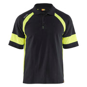 Blaklader 3528 1050 Poloshirt Visible Zwart High Vis Geel