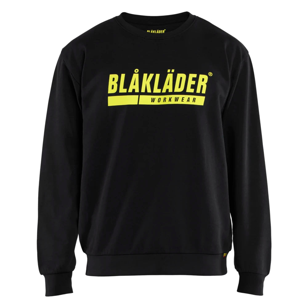 Blaklader 3534 1158 Sweatshirt Zwart High Vis Geel