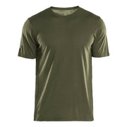 Blaklader 3536 1743 T-Shirt Merinowol Donker Herfstgroen
