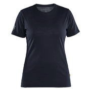 Blaklader 3537 1743 Dames T-Shirt Merinowol Donker Marineblauw