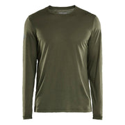 Blaklader 3538 1743 T-Shirt Lange Mouwen Merinowol Donker Herfstgroen