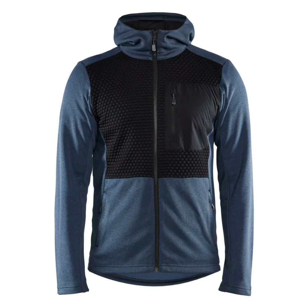 Blaklader 3540 2533 Hooded Sweatshirt Met Rits Gevoelloos Blauw Zwart