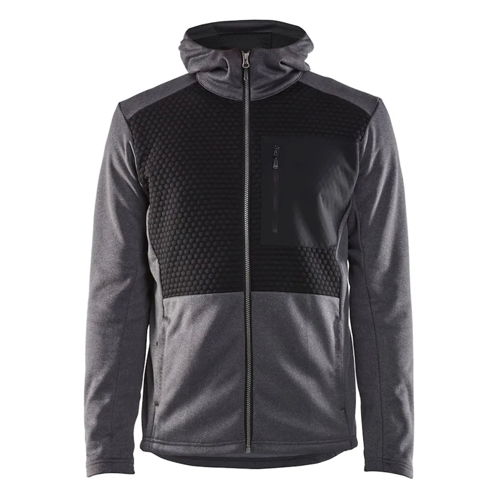 Blaklader 3540 2533 Hooded Sweatshirt Met Rits Zwart Melee