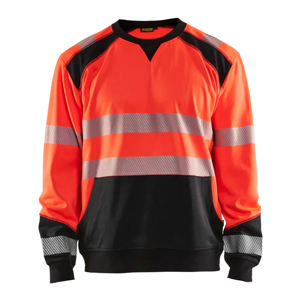 Blaklader 3541 2528 Sweatshirt High Vis High Vis Rood Zwart