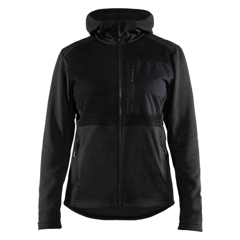 Blaklader 3542 2526 Dames Hooded Sweatshirt Met Rits Zwart