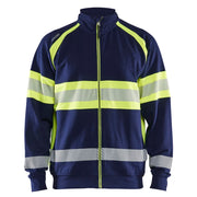Blaklader 3551 1158 Sweatshirt Met Rits High Vis Marine High Vis Geel