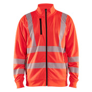 Blaklader 3563 2538 Sweatshirt Met Rits High Vis High Vis Rood