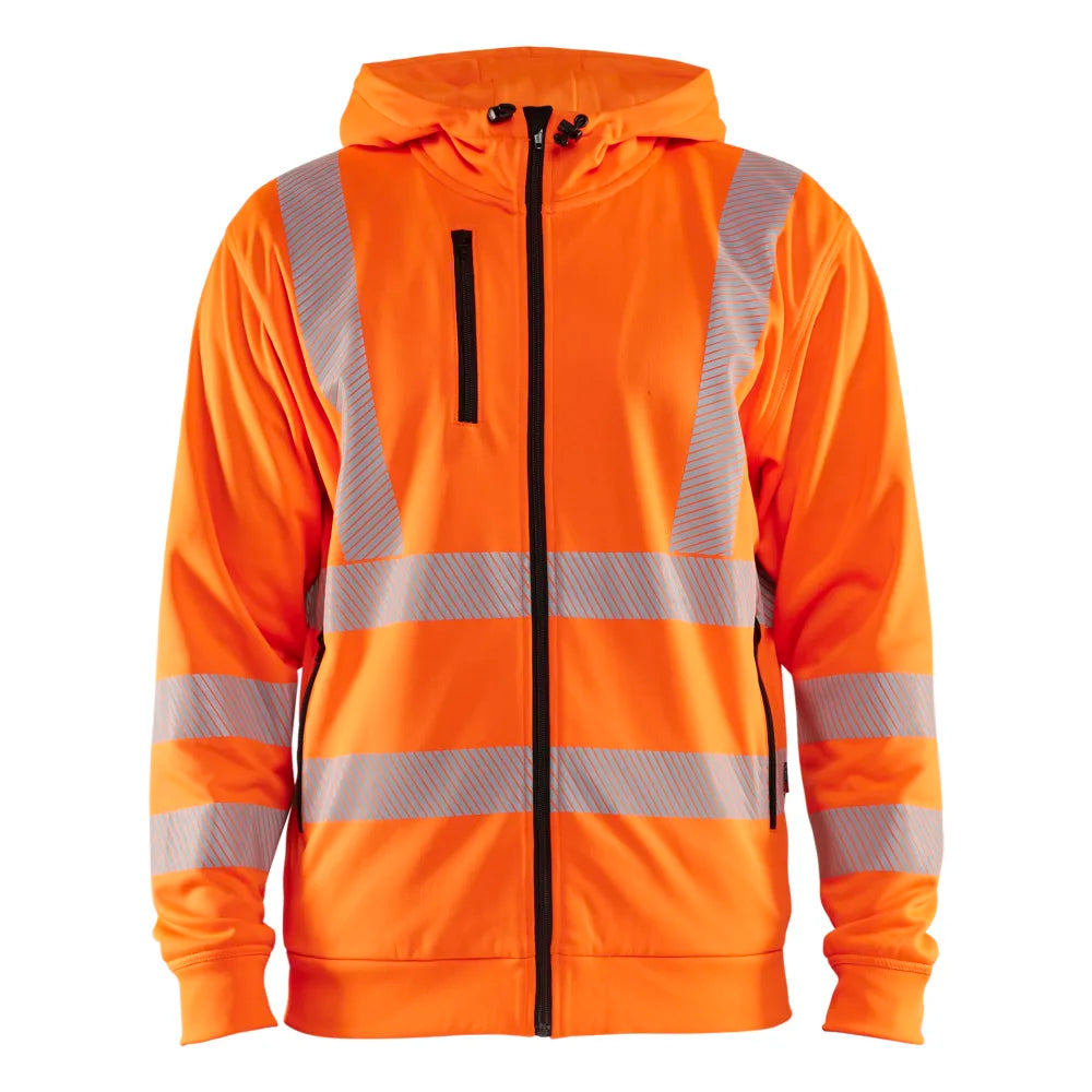 Blaklader 3565 2538 Hooded Sweatshirt Met Rits High Vis High Vis Oranje