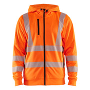 Blaklader 3565 2538 Hooded Sweatshirt Met Rits High Vis High Vis Oranje