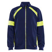 Blaklader 3567 1158 Sweatshirt Met Rits Visible Marine High Vis Geel