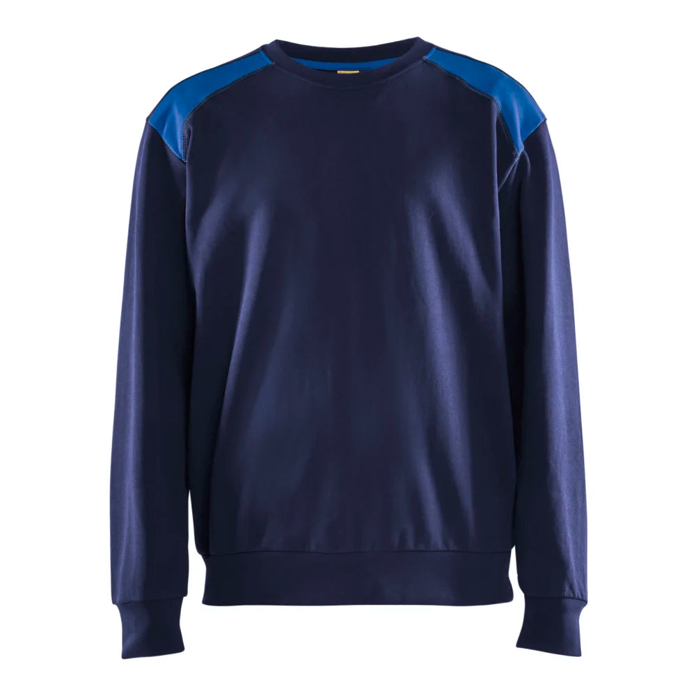Blaklader 3580 1158 Sweatshirt Bi-Colour Marineblauw Korenblauw