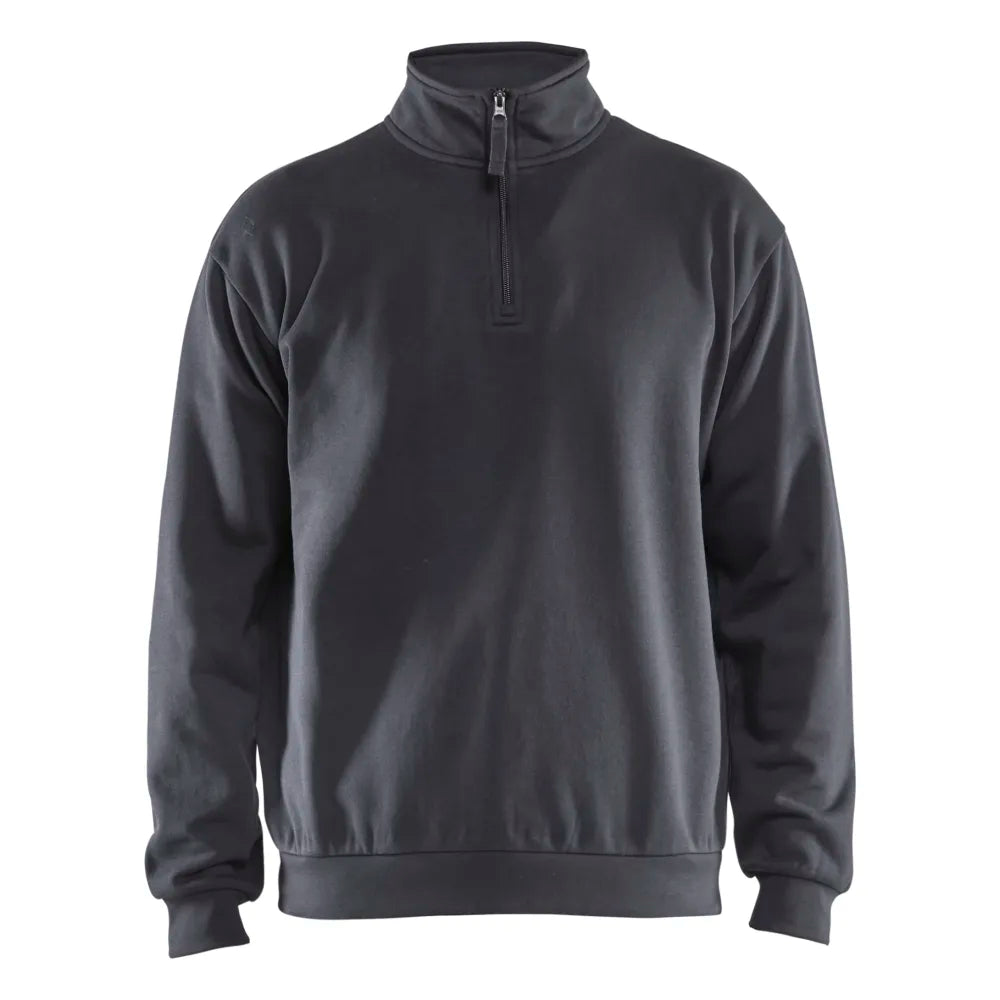 Blaklader 3587 1169 Sweatshirt Met Halve Rits Medium Grijs