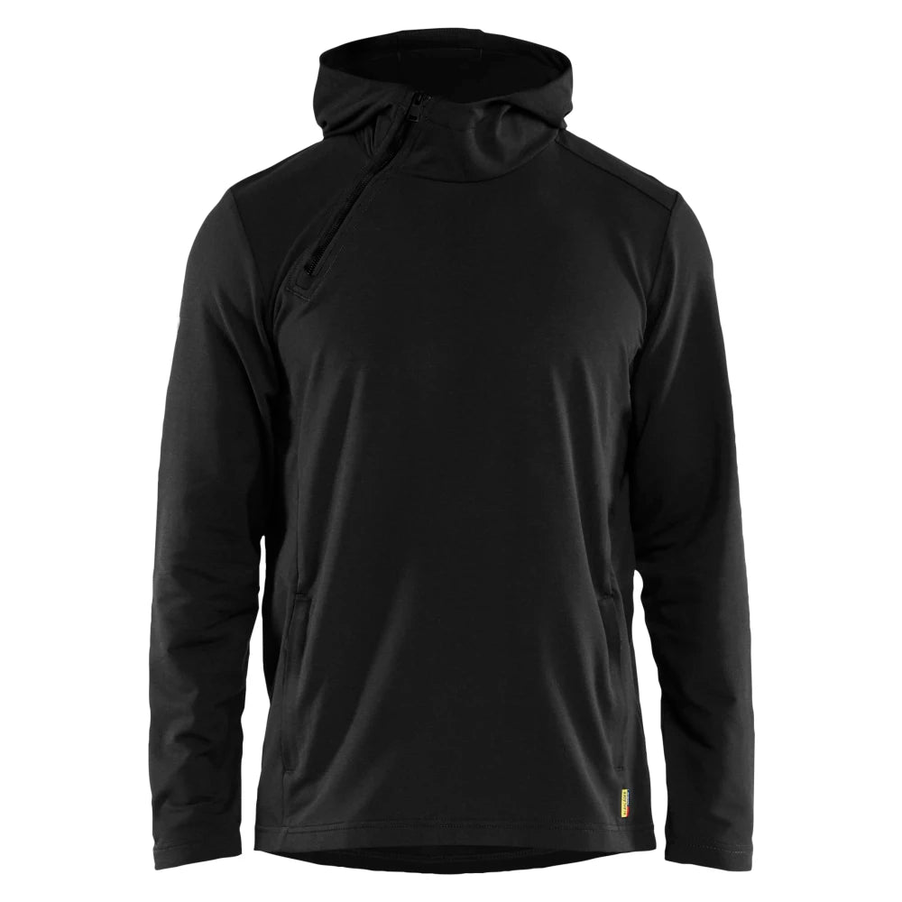 Blaklader 3594 2547 Hoodie Met Schuine Halve Rits Donker Marineblauw