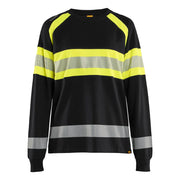Blaklader 3610 1030 T-shirt Lange Mouwen High Vis Zwart High Vis Geel