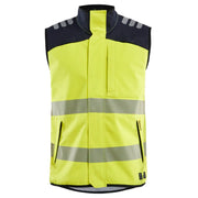 Blaklader 3849 1560 Apc 2 Multinorm Softshell Bodywarmer High Vis Geel Marineblauw