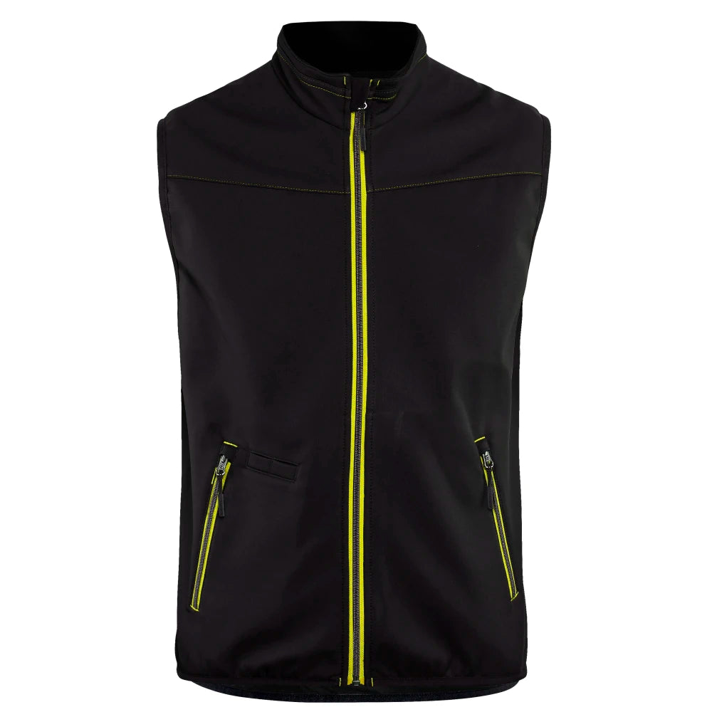 Blaklader 3850 2516 Softshell Bodywarmer Zwart High Vis Geel