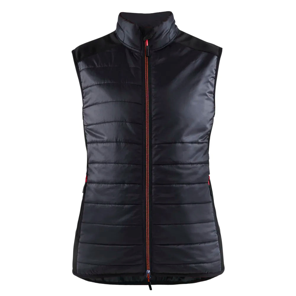 Blaklader 3864 2030 Dames Gevoerde Bodywarmer Zwart Rood
