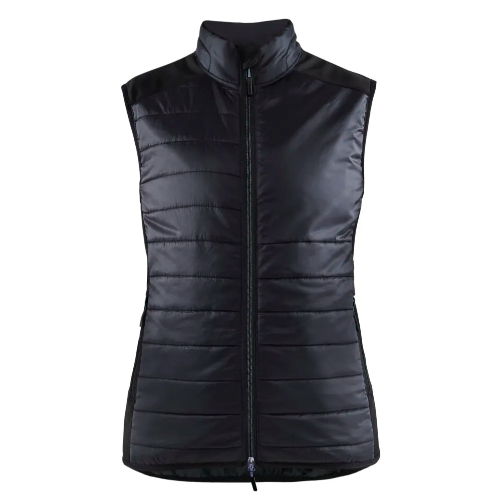 Blaklader 3864 2030 Dames Gevoerde Bodywarmer Zwart Donkergrijs