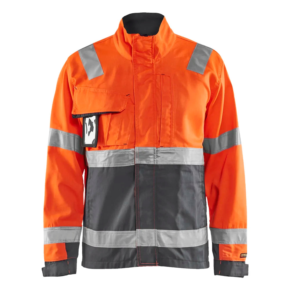 Blaklader 4064 1811 Jack Ongevoerd High Vis High Vis Oranje Medium Grijs