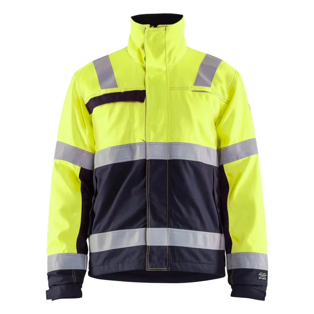 Blaklader 4069 1514 Multinorm Winterjas High Vis Geel Marineblauw